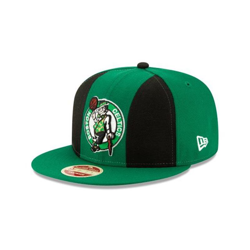 NBA Boston Celtics Paneled Team Pick 9Fifty Snapback (CNJ4630) - Green New Era Caps